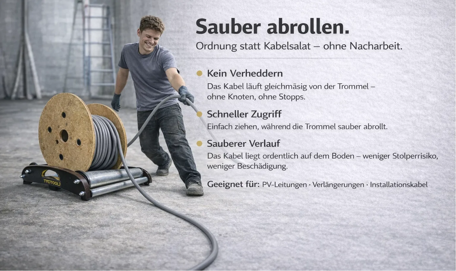 Verknotete Leitungen